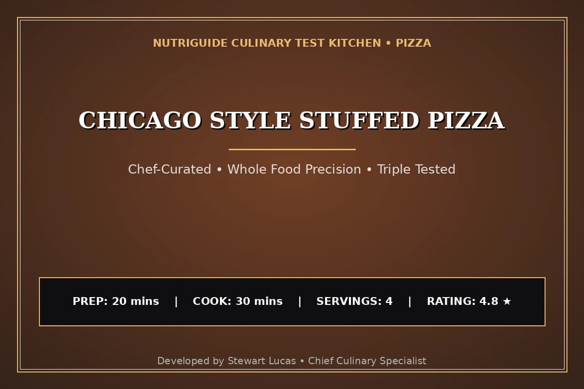 Chicago Style Stuffed Pizza