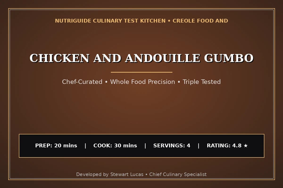 Chicken And Andouille Gumbo