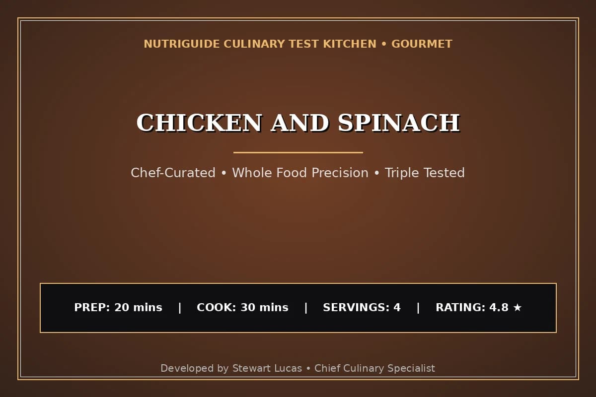 Chicken And Spinach