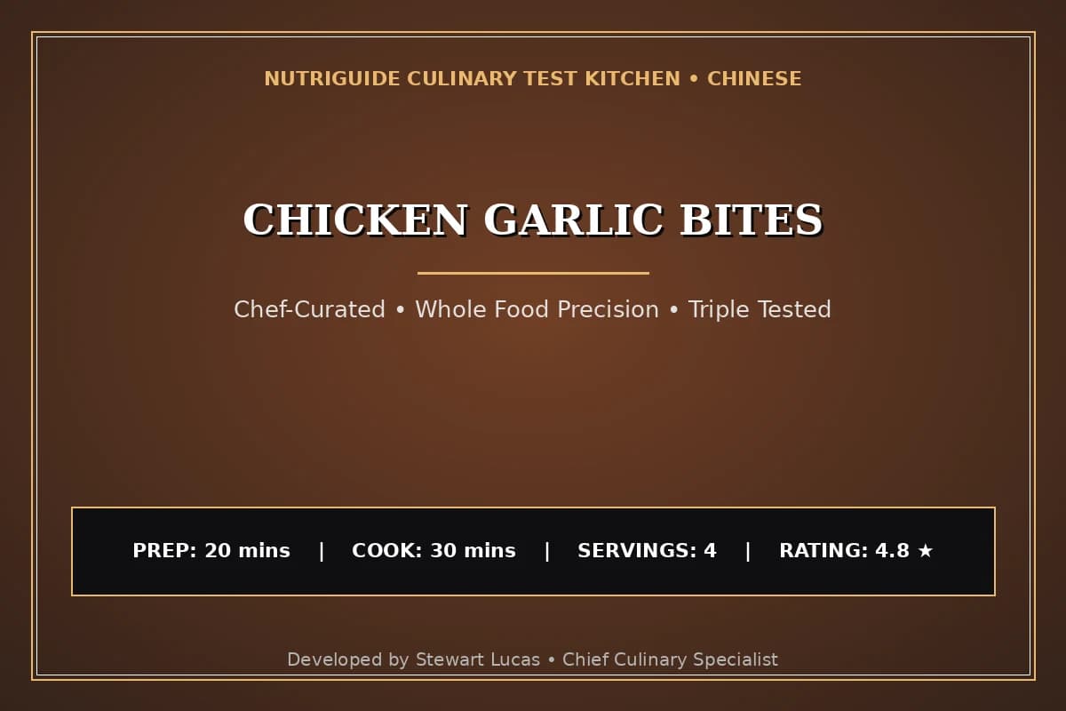 Chicken Garlic Bites