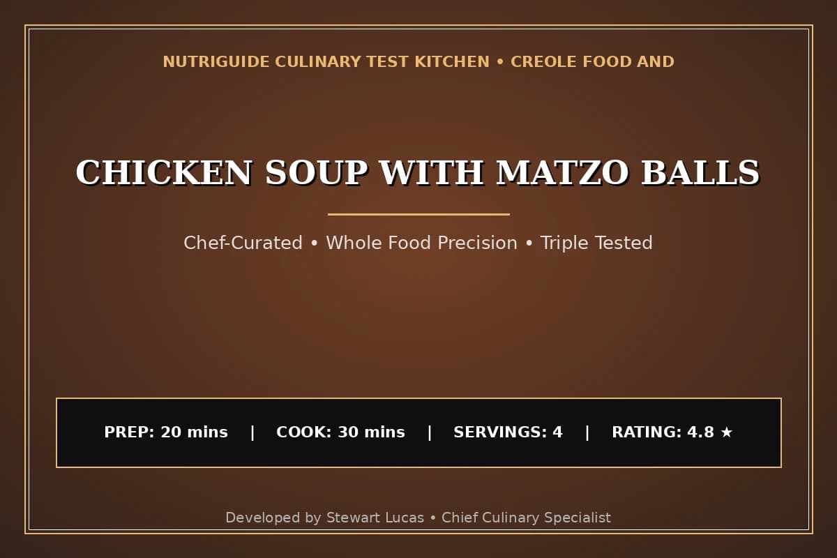 Chicken Soup With Matzo Balls