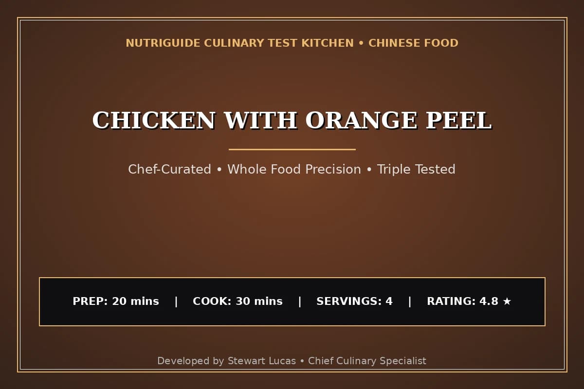 Chicken With Orange Peel