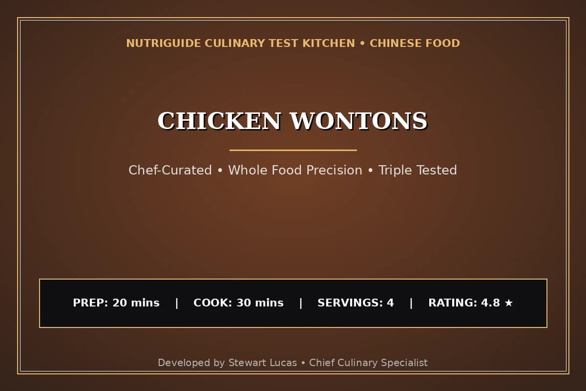 Chicken Wontons