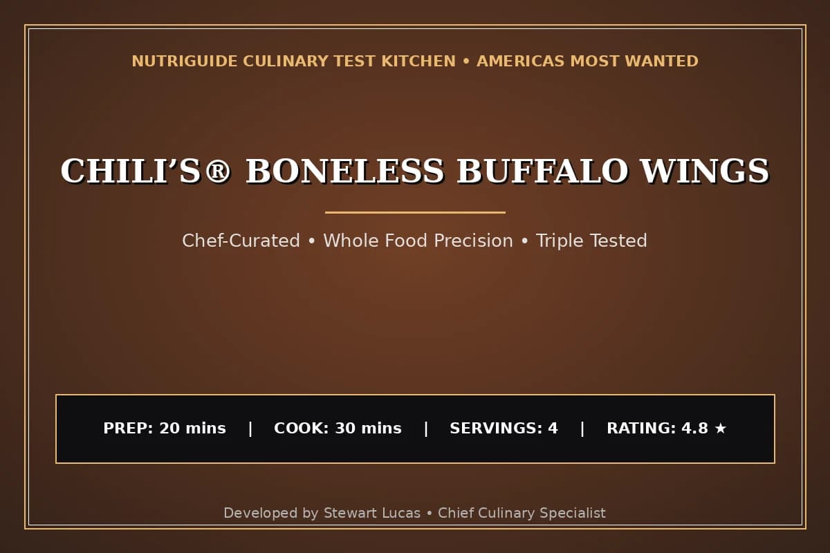 Chili’S® Boneless Buffalo Wings