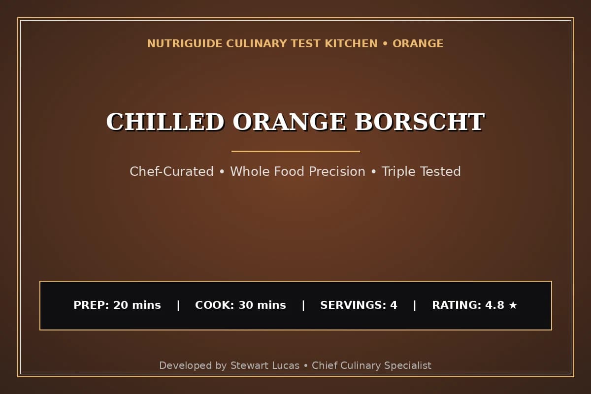 Chilled Orange Borscht