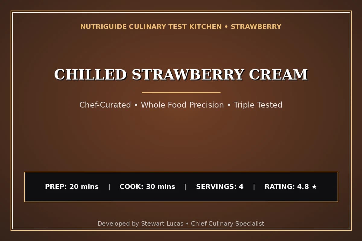 Chilled Strawberry Cream