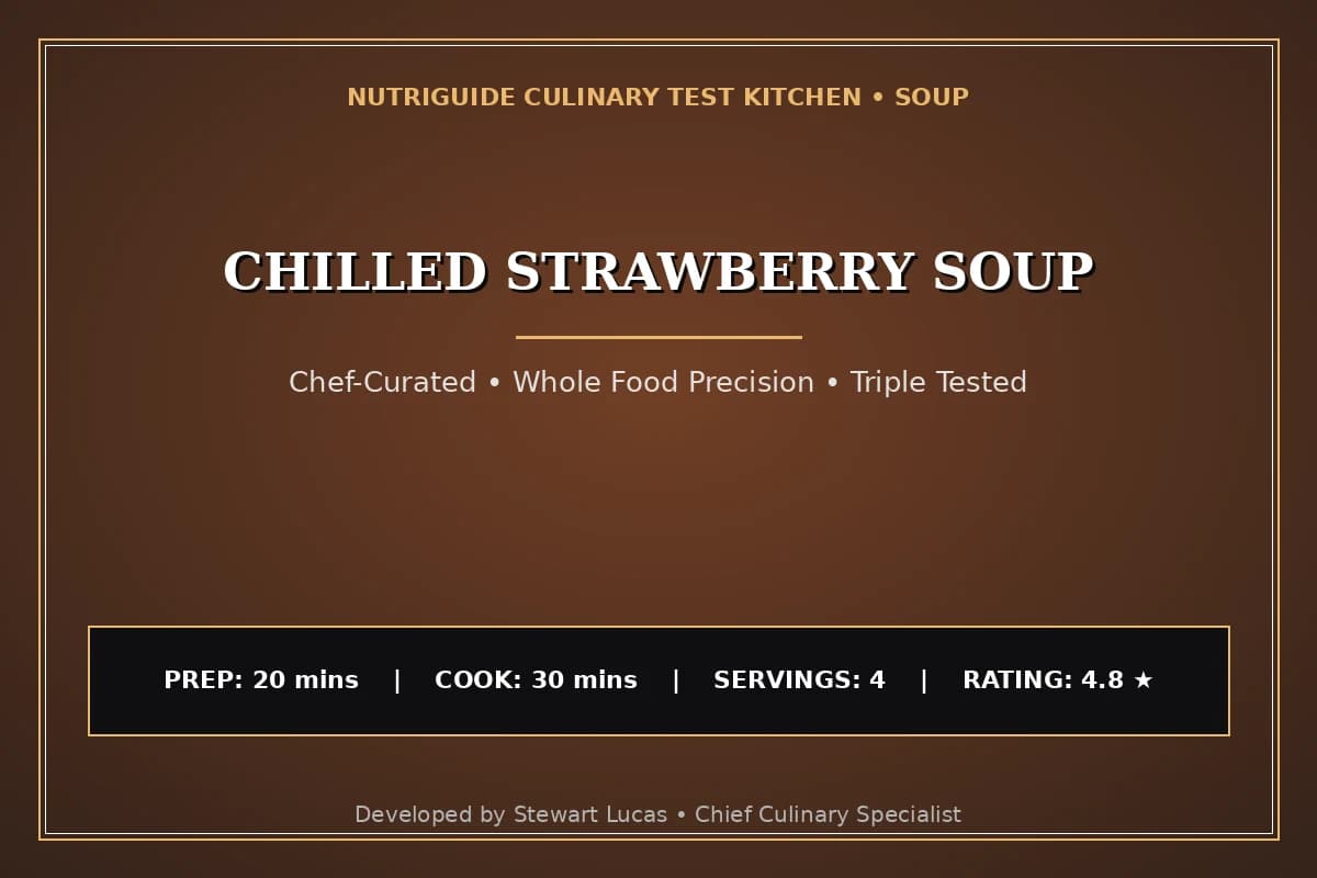 Chilled Strawberry Soup