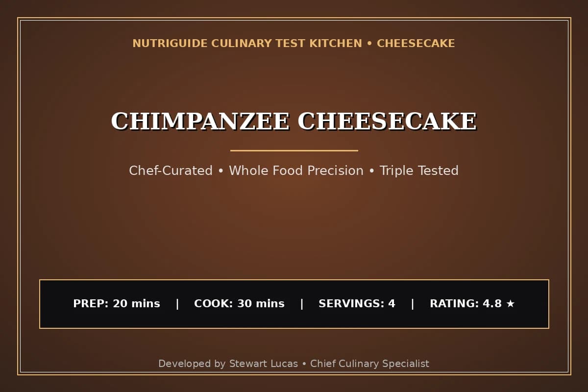 Chimpanzee Cheesecake