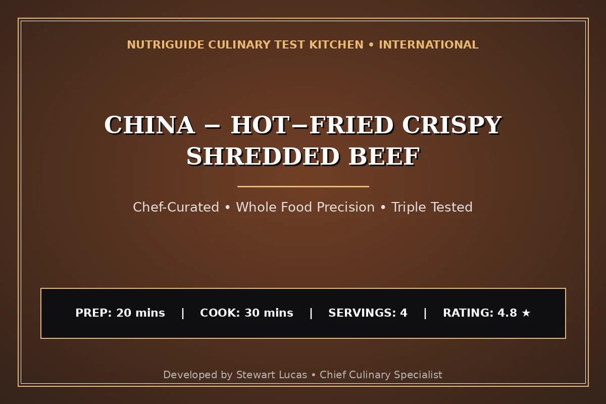 China − Hot−Fried Crispy Shredded Beef