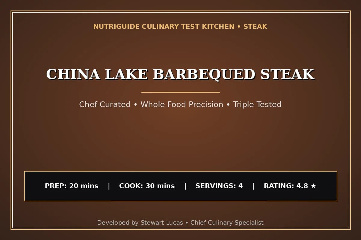 China Lake Barbequed Steak