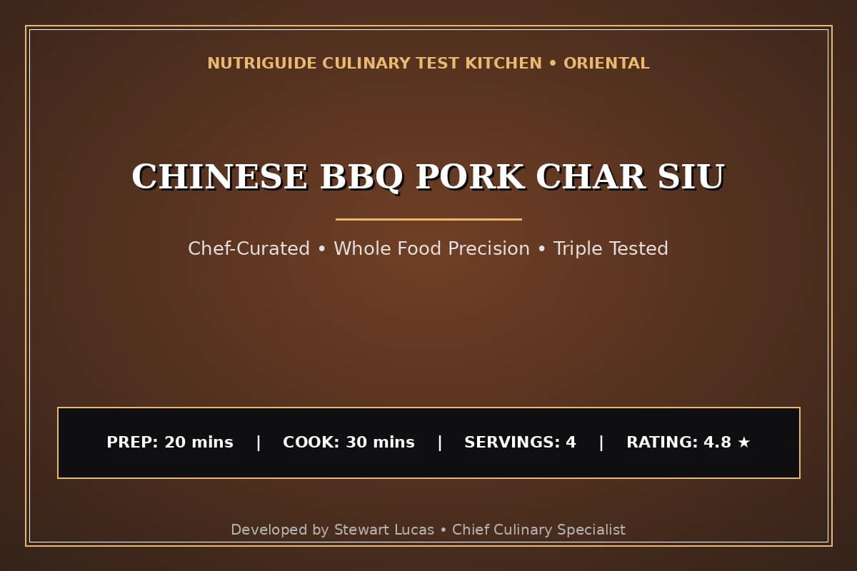 Chinese Bbq Pork Char Siu