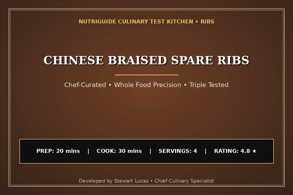 Chinese Braised Spare Ribs