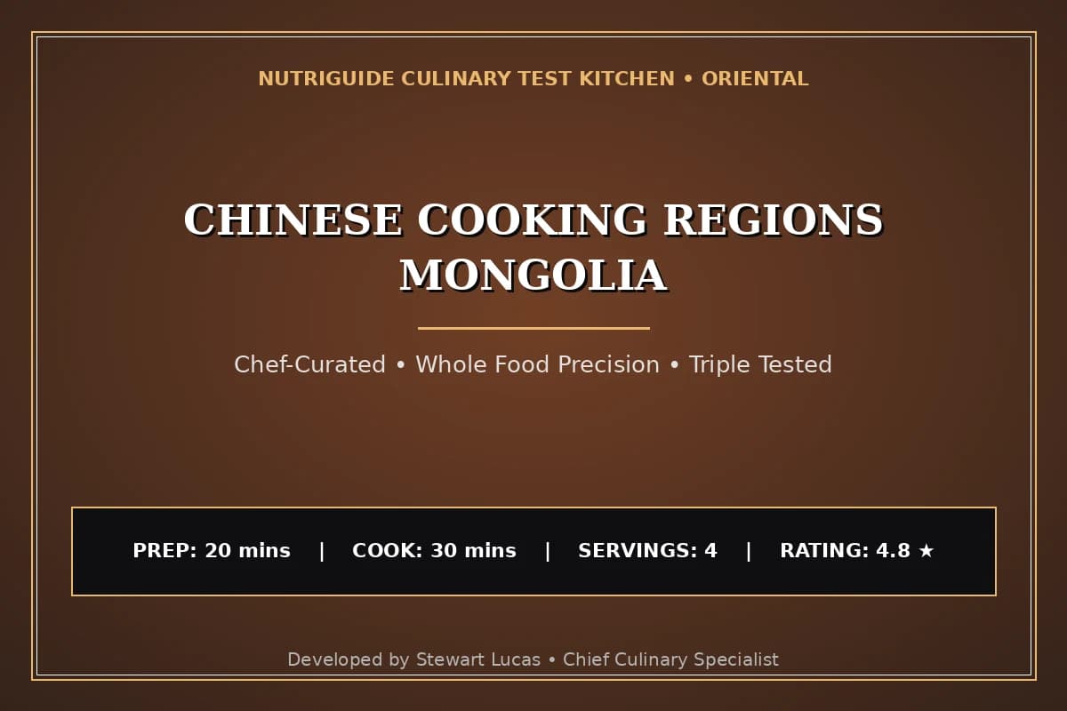 Chinese Cooking Regions Mongolia