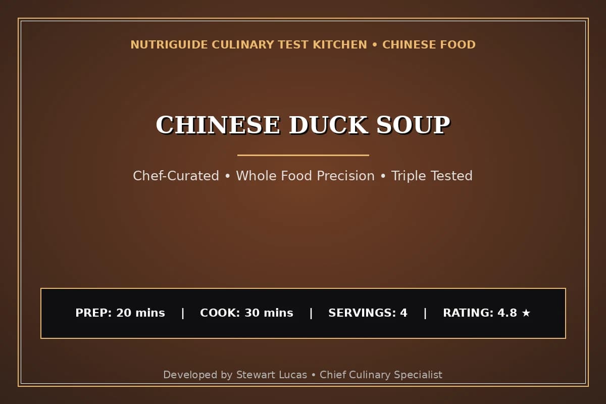 Chinese Duck Soup
