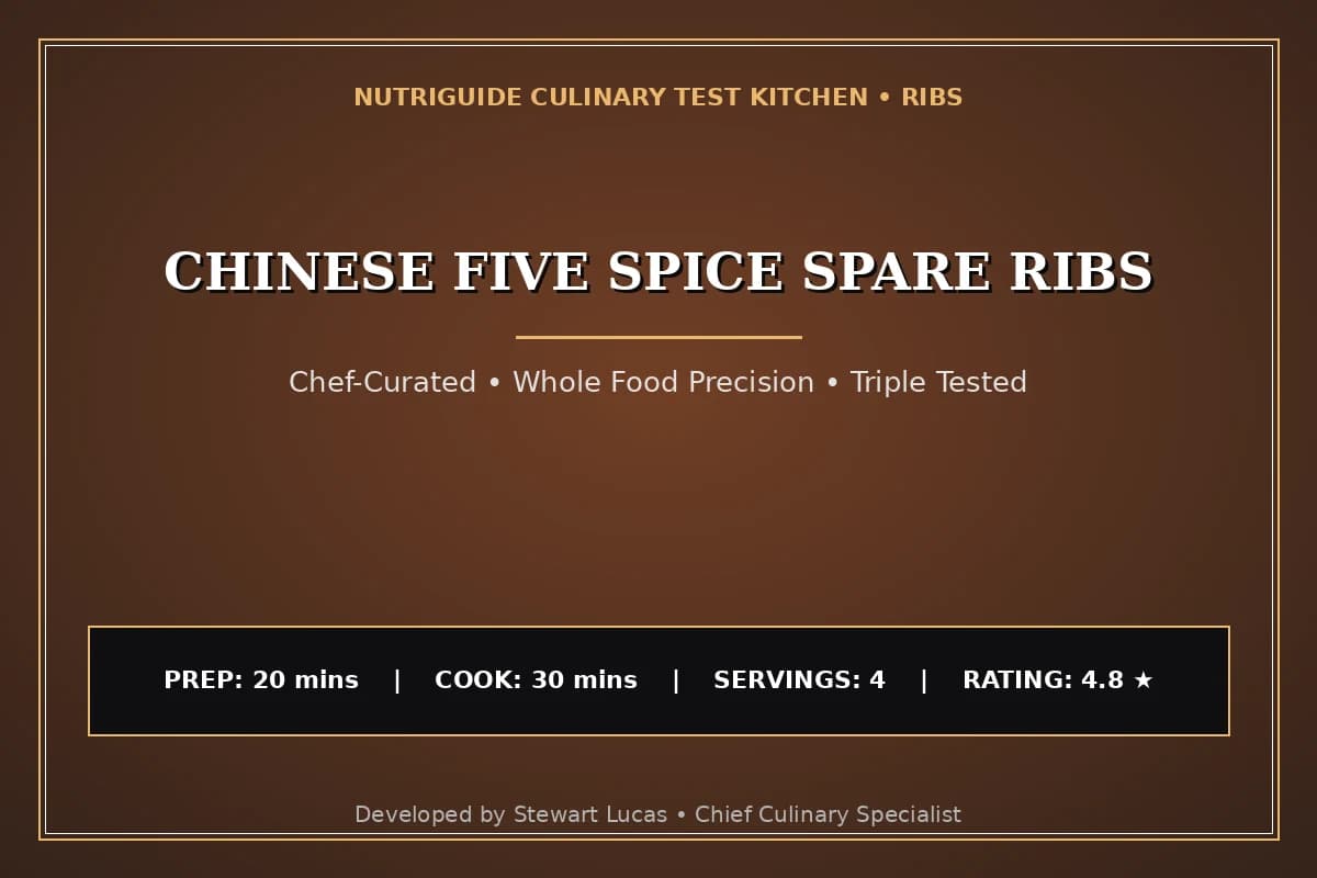 Chinese Five Spice Spare Ribs