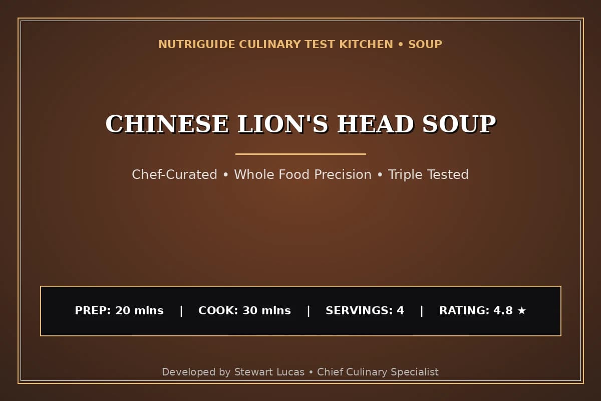 Chinese Lion'S Head Soup