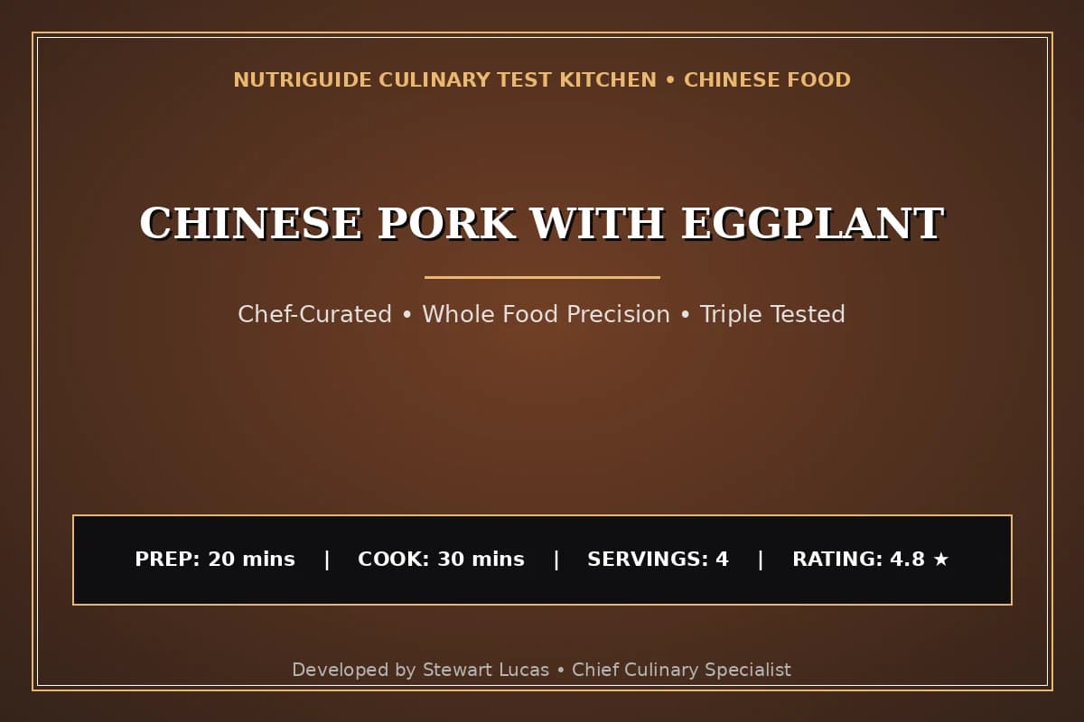 Chinese Pork With Eggplant