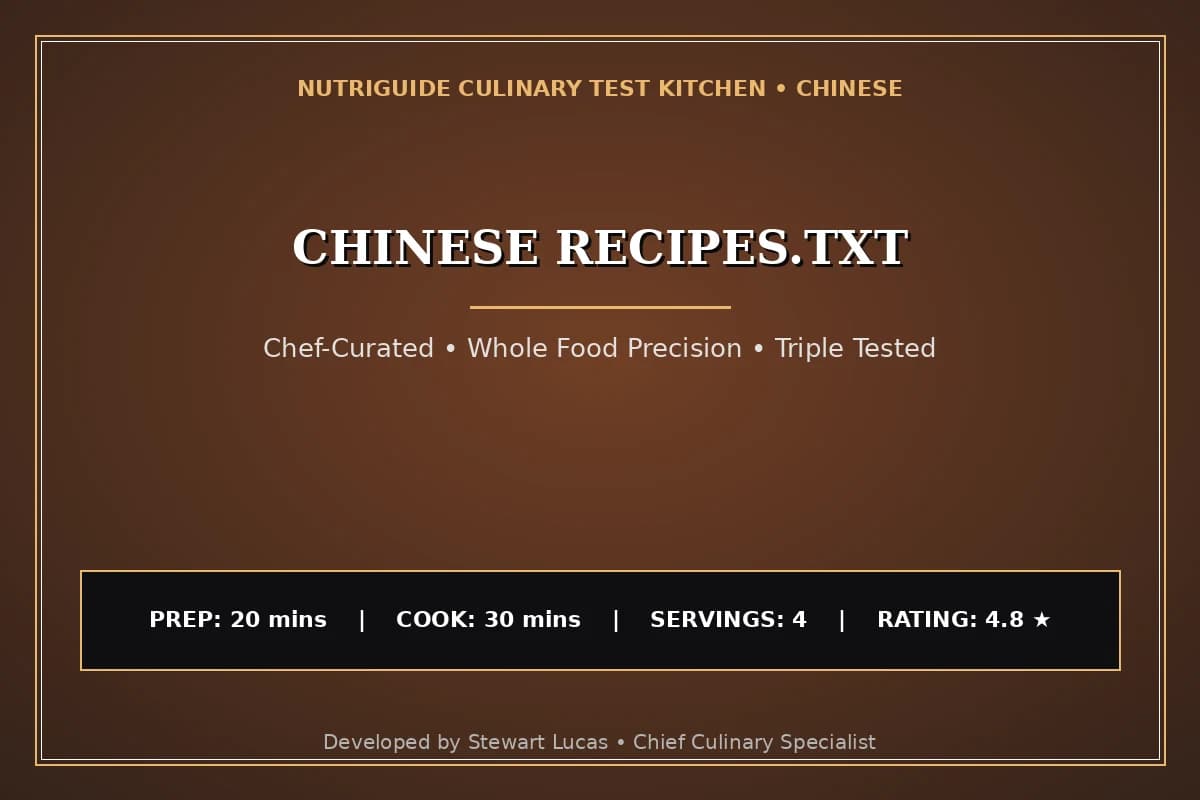 Chinese Recipes.Txt
