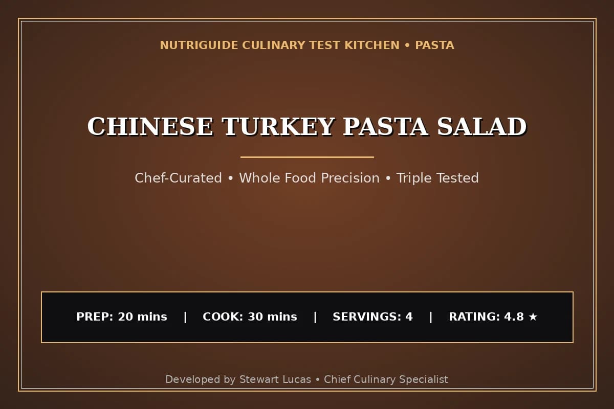 Chinese Turkey Pasta Salad