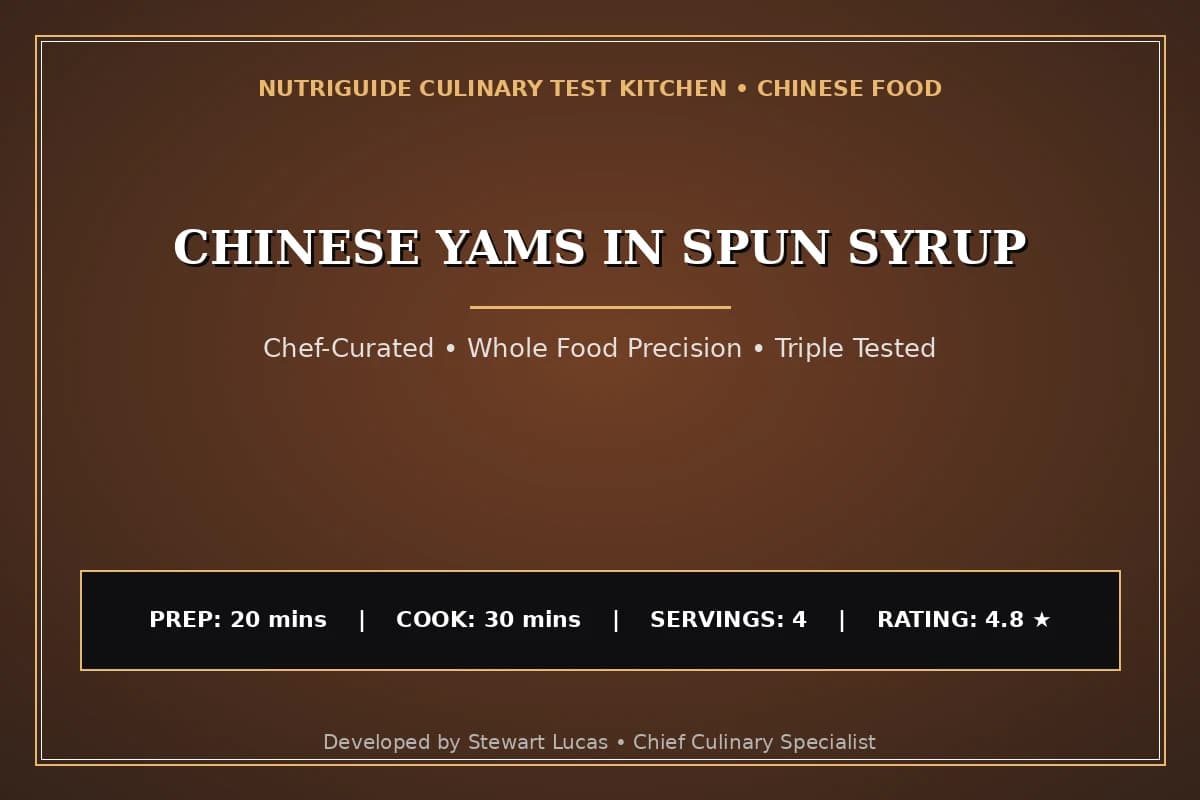 Chinese Yams In Spun Syrup
