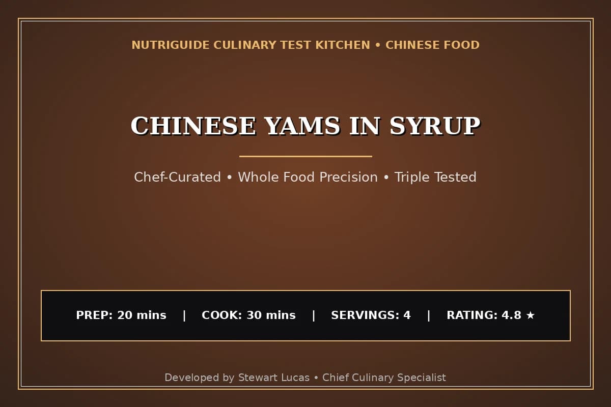 Chinese Yams In Syrup