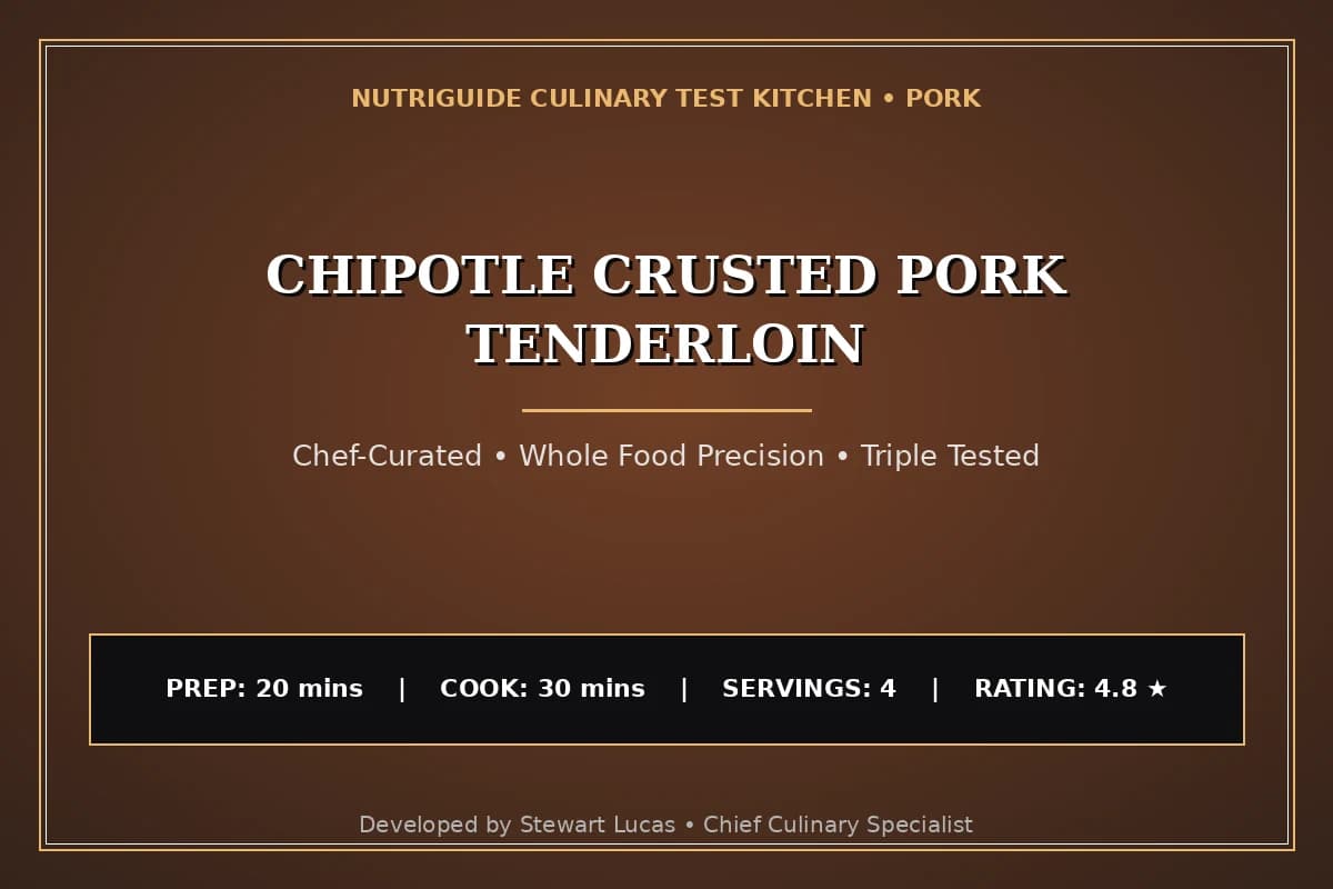 Chipotle Crusted Pork Tenderloin