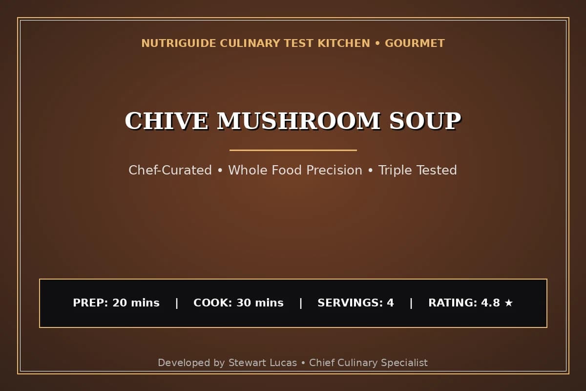 Chive Mushroom Soup