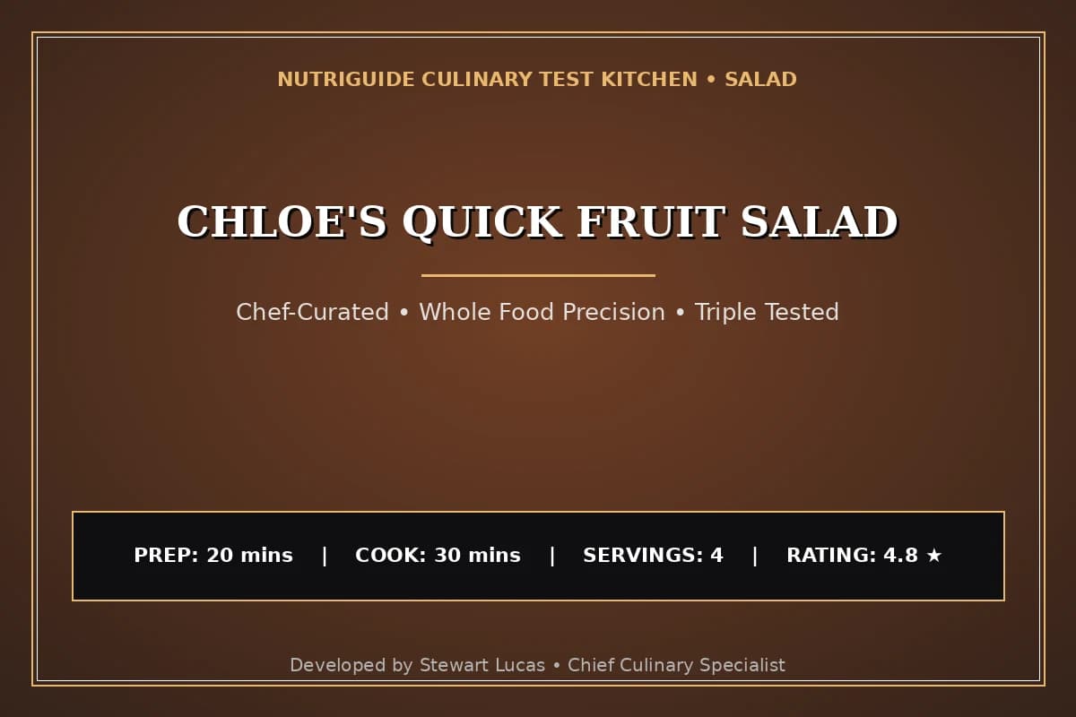 Chloe'S Quick Fruit Salad