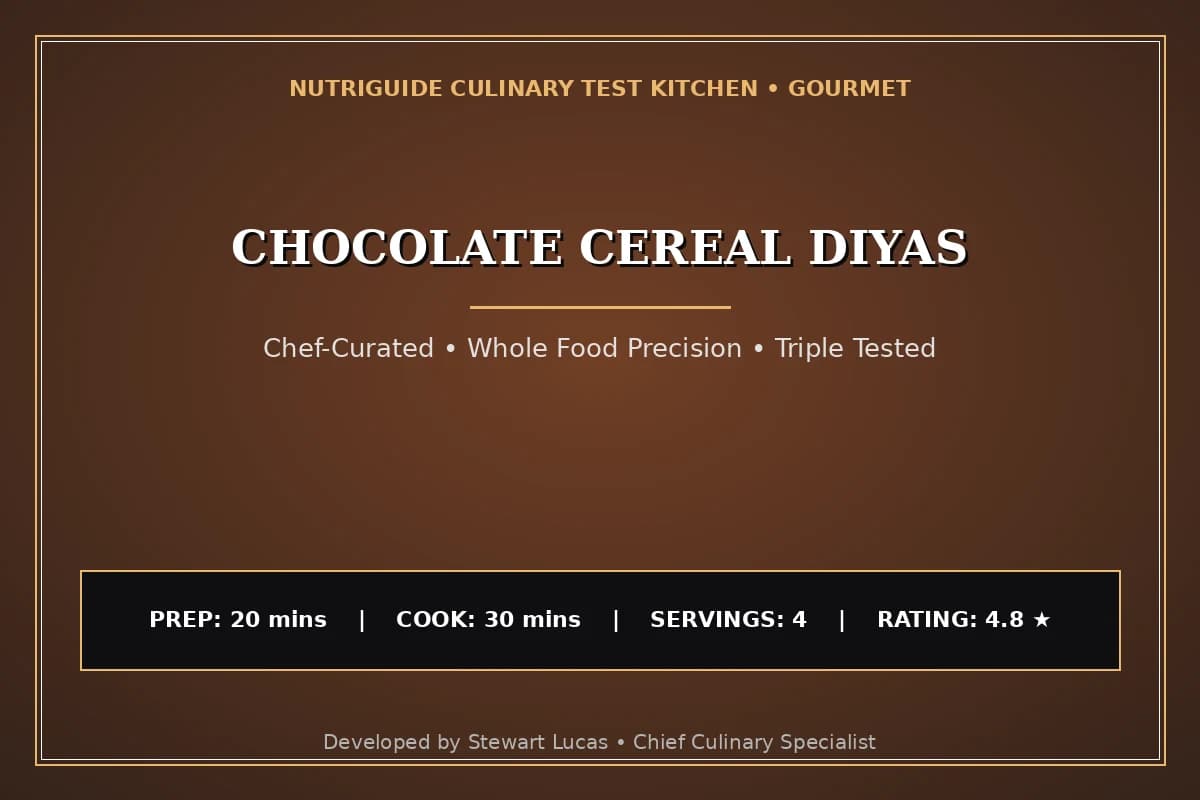 Chocolate Cereal Diyas