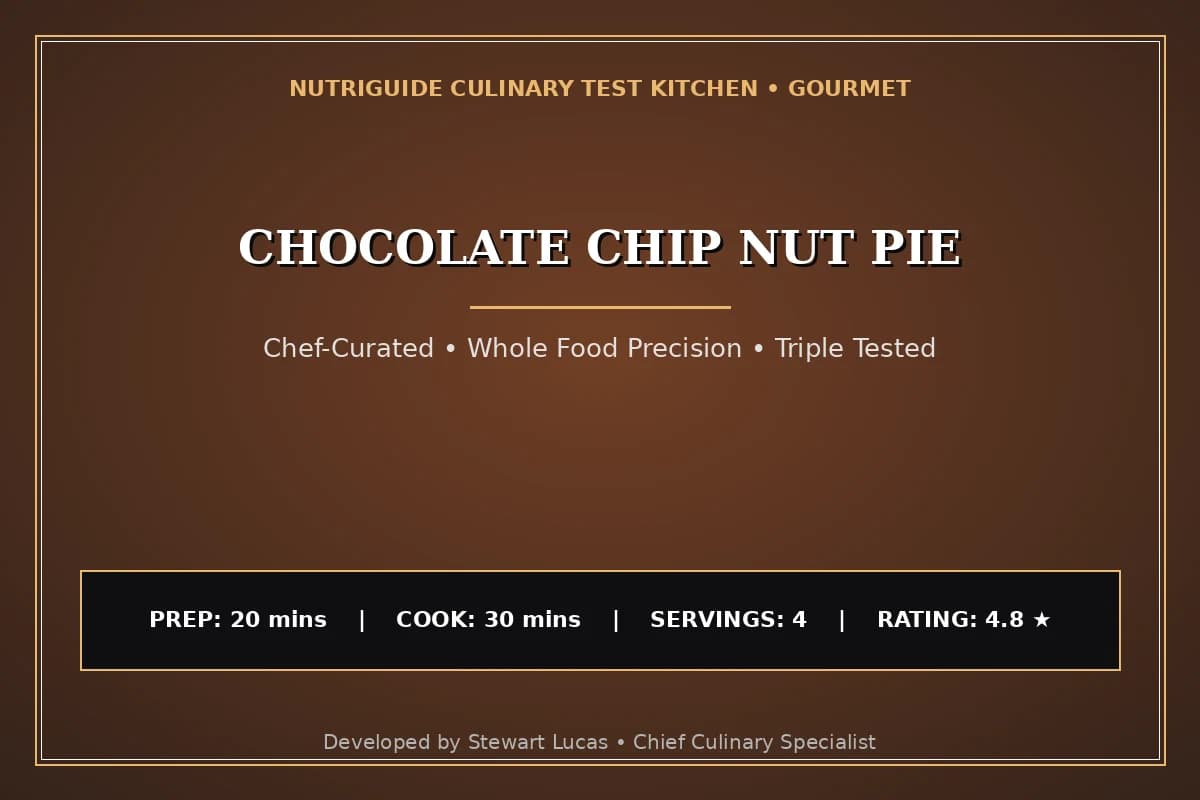 Chocolate Chip Nut Pie