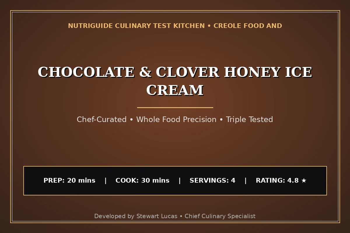 Chocolate & Clover Honey Ice Cream