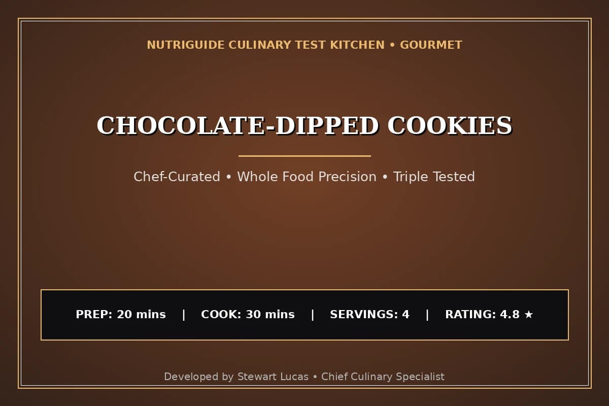Chocolate-Dipped Cookies