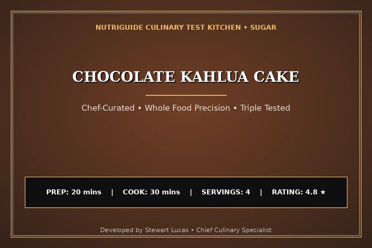 Chocolate Kahlua Cake