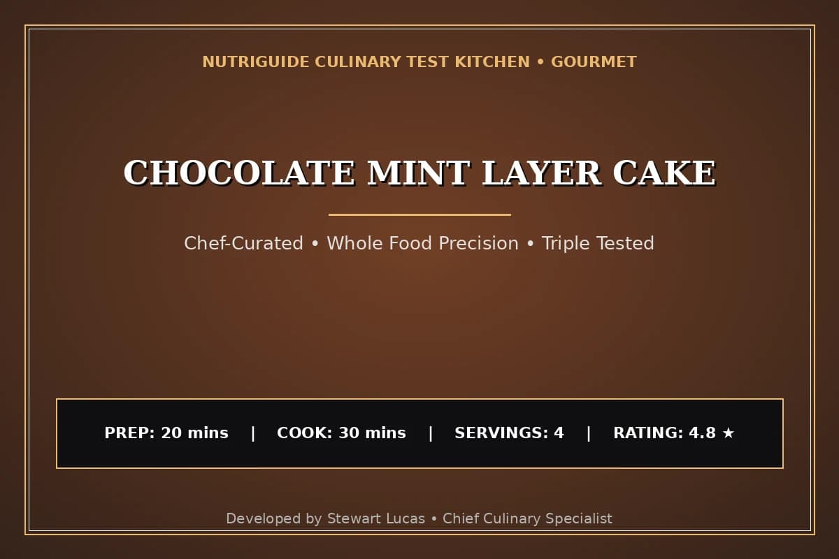 Chocolate Mint Layer Cake