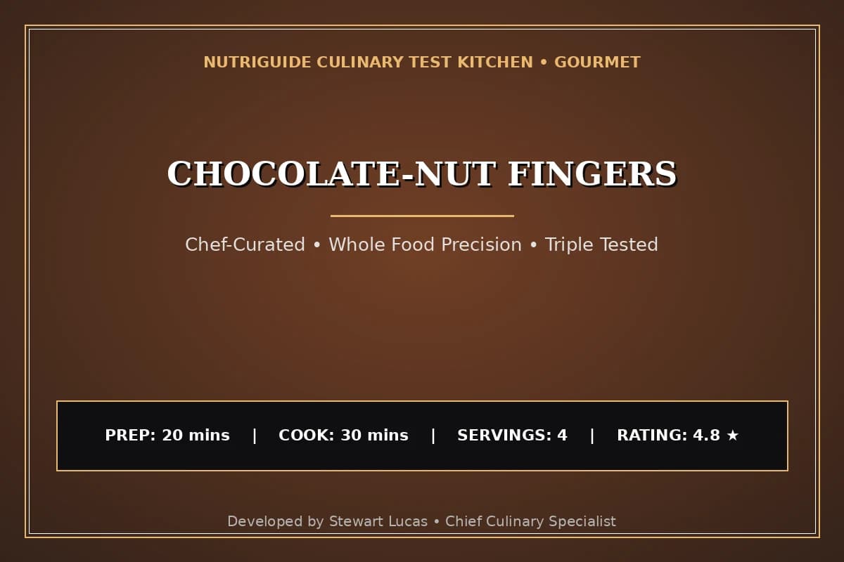Chocolate-Nut Fingers