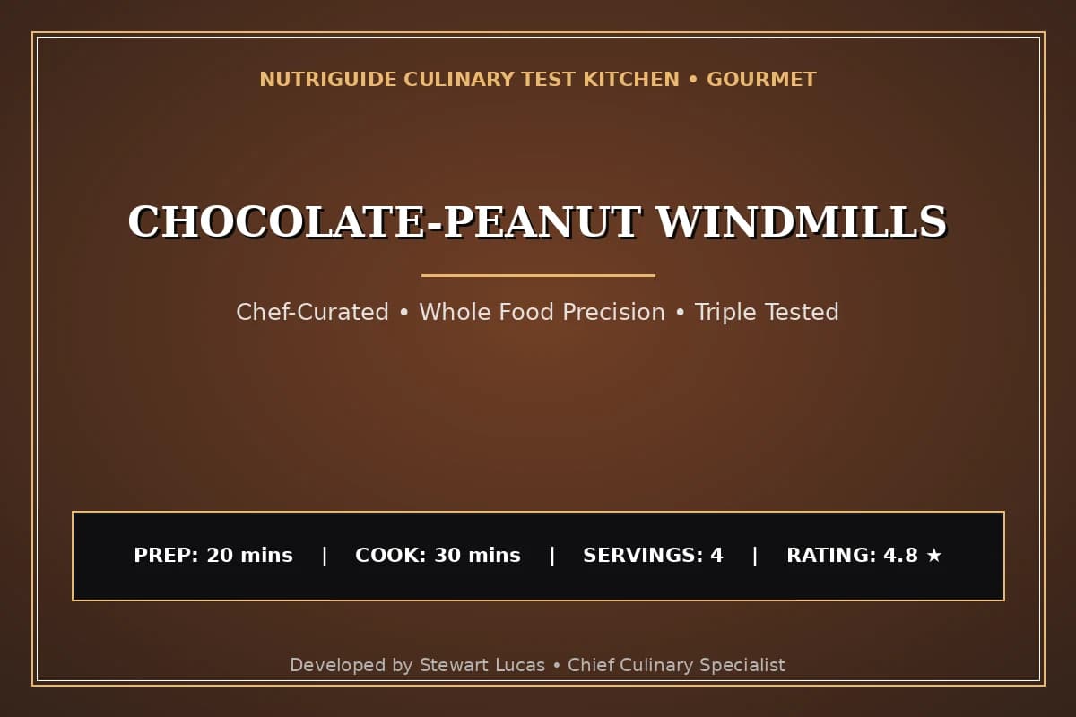 Chocolate-Peanut Windmills