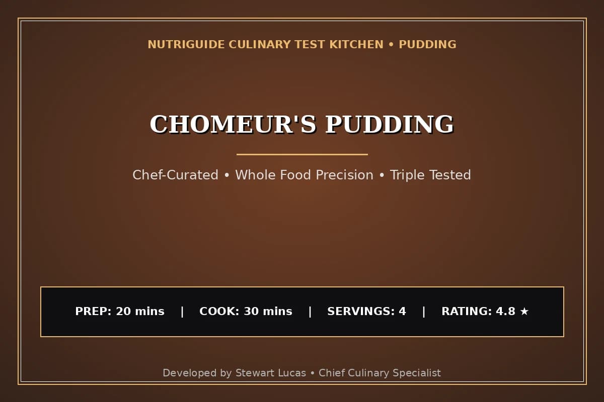 Chomeur'S Pudding