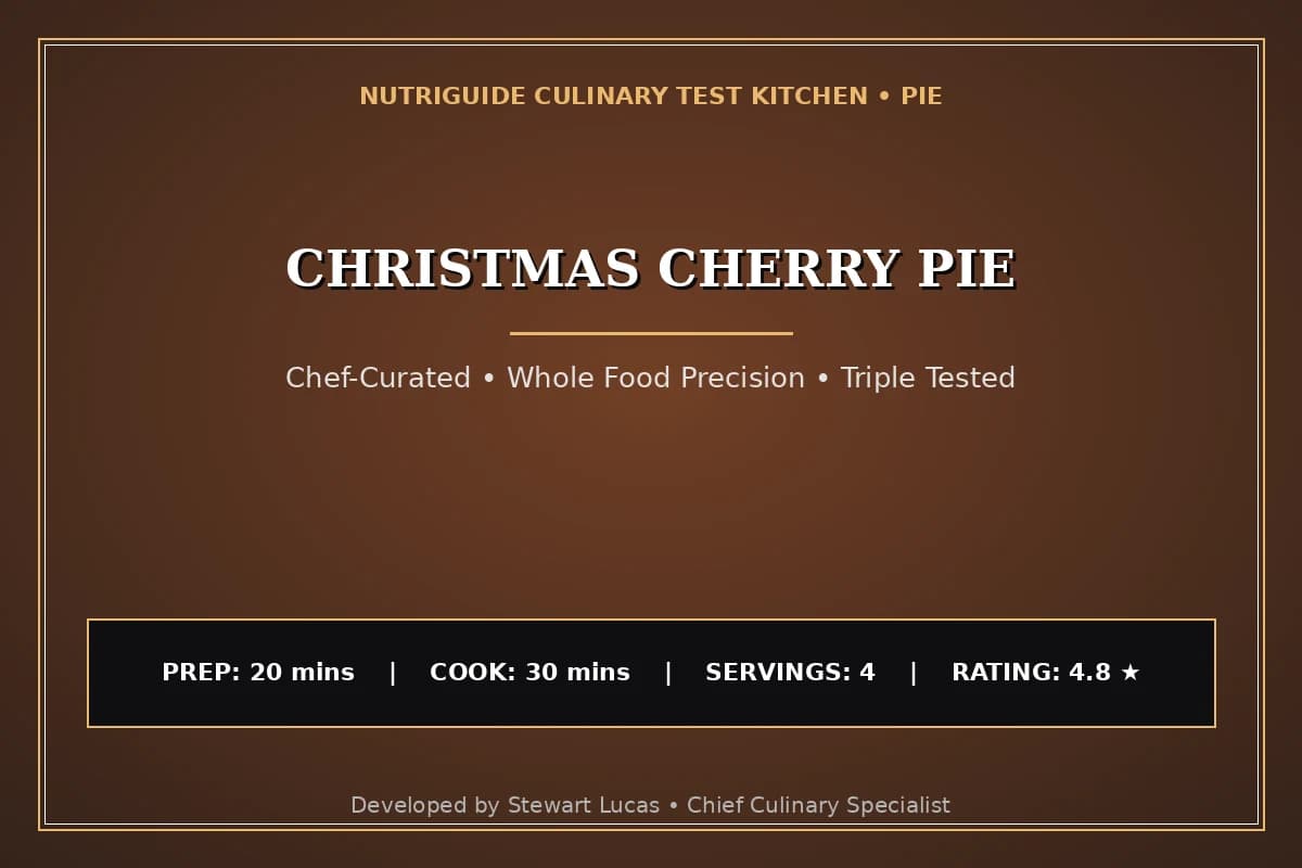 Christmas Cherry Pie