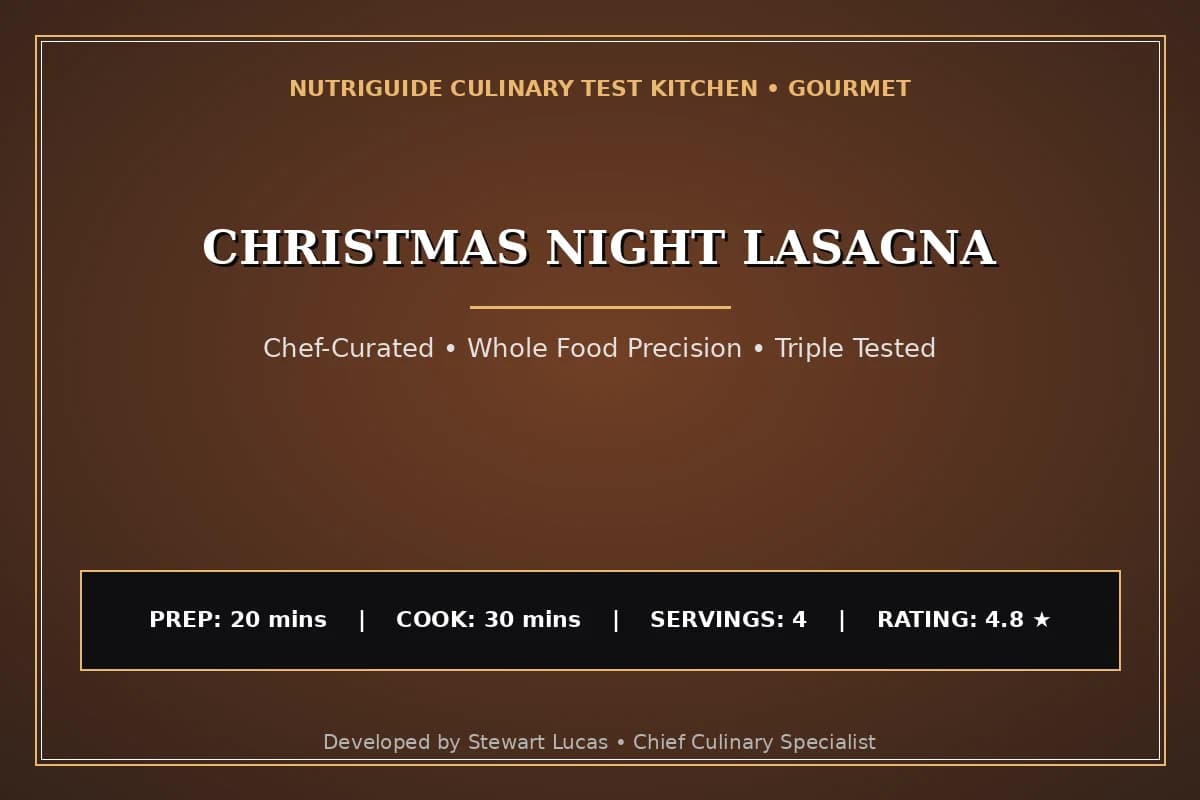 Christmas Night Lasagna