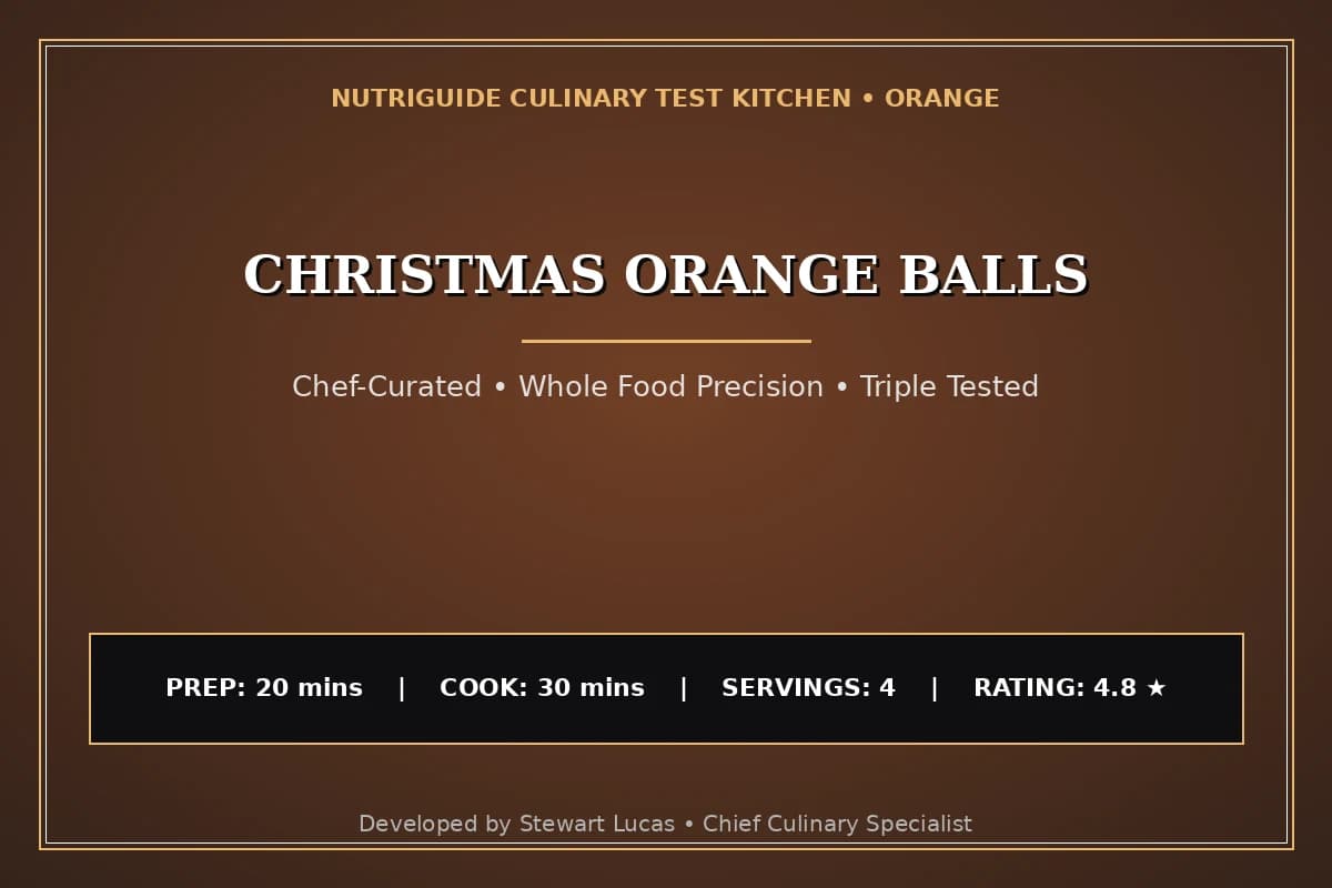 Christmas Orange Balls
