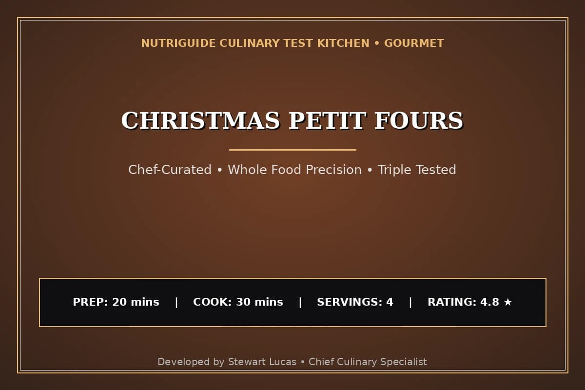 Christmas Petit Fours