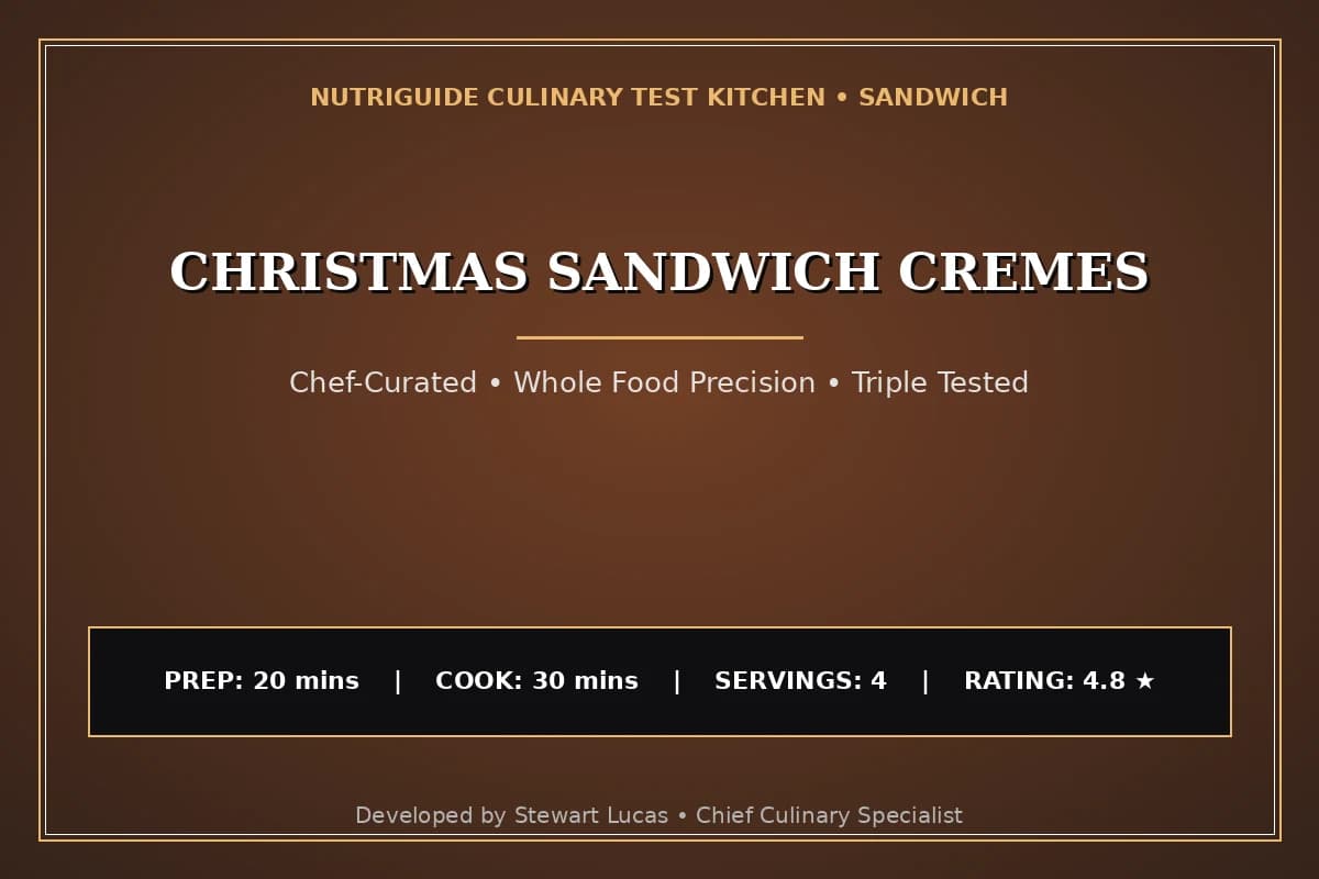 Christmas Sandwich Cremes