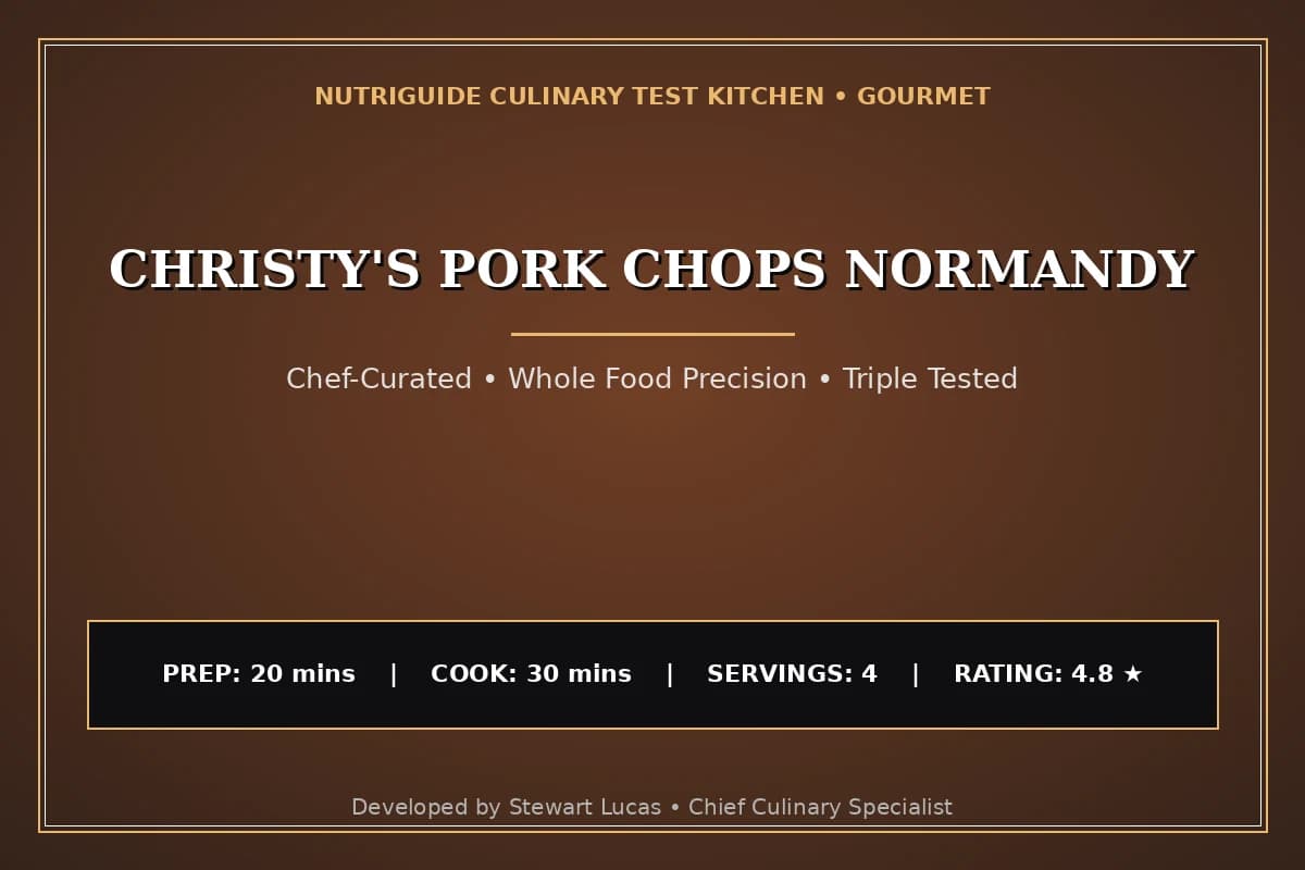 Christy'S Pork Chops Normandy