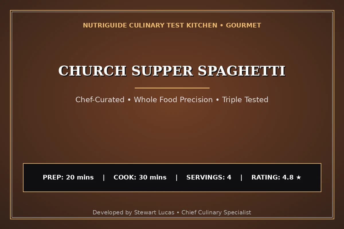 Church Supper Spaghetti