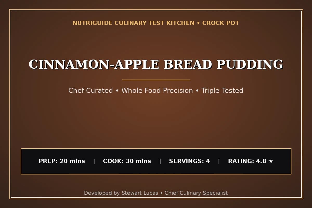 Cinnamon-Apple Bread Pudding