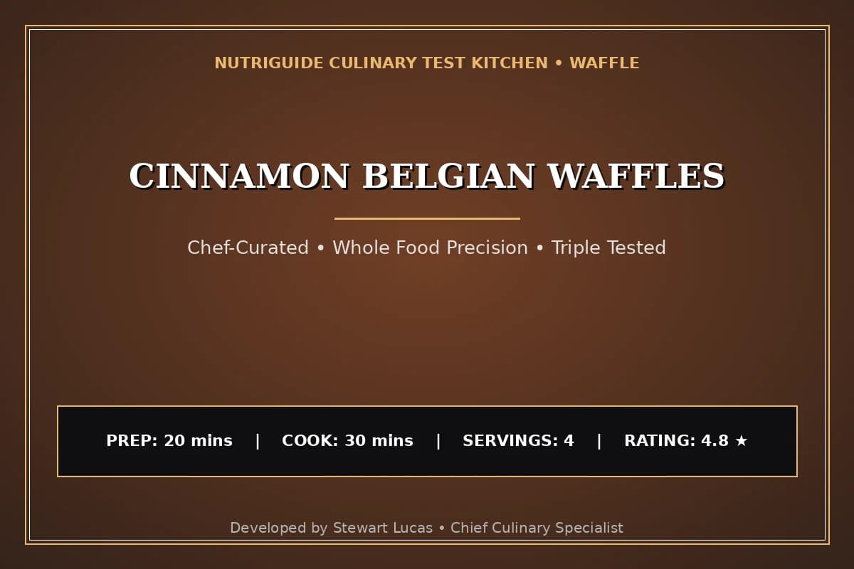 Cinnamon Belgian Waffles