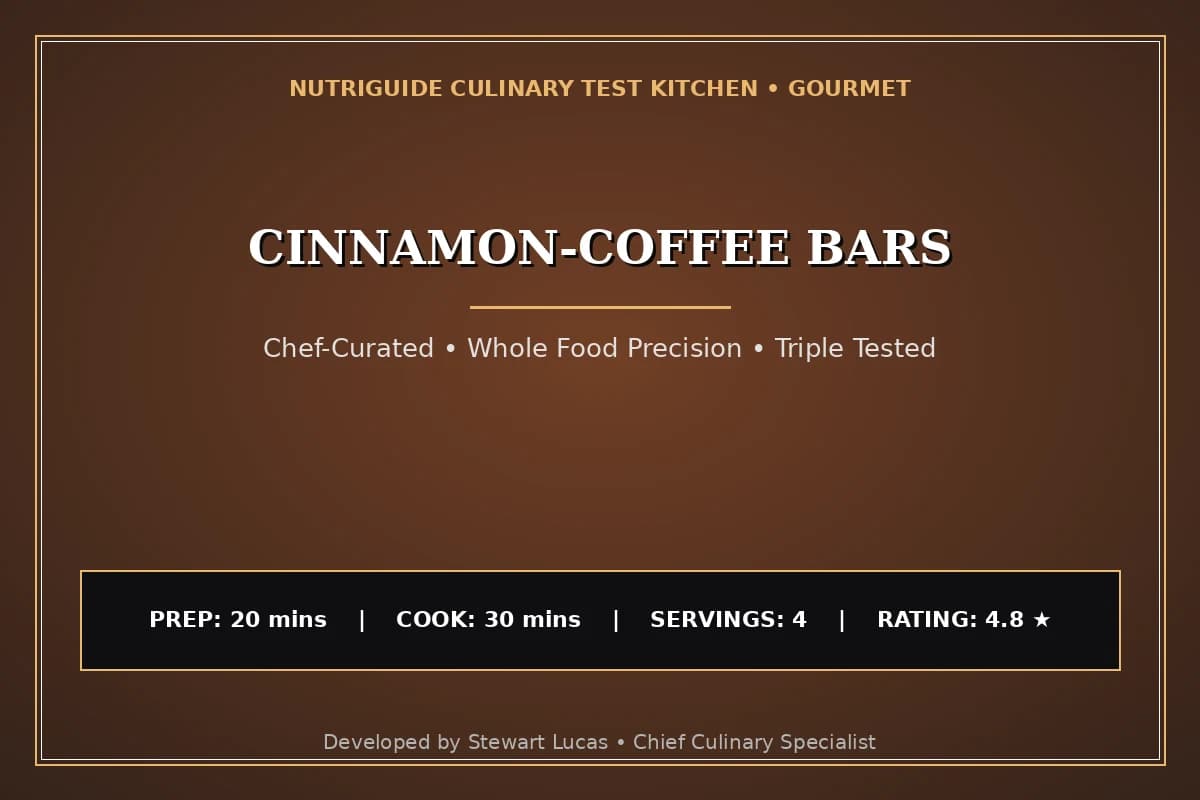 Cinnamon-Coffee Bars