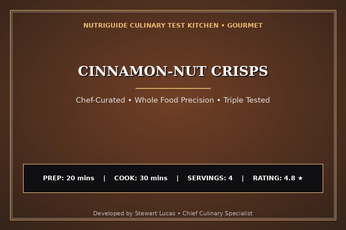 Cinnamon-Nut Crisps