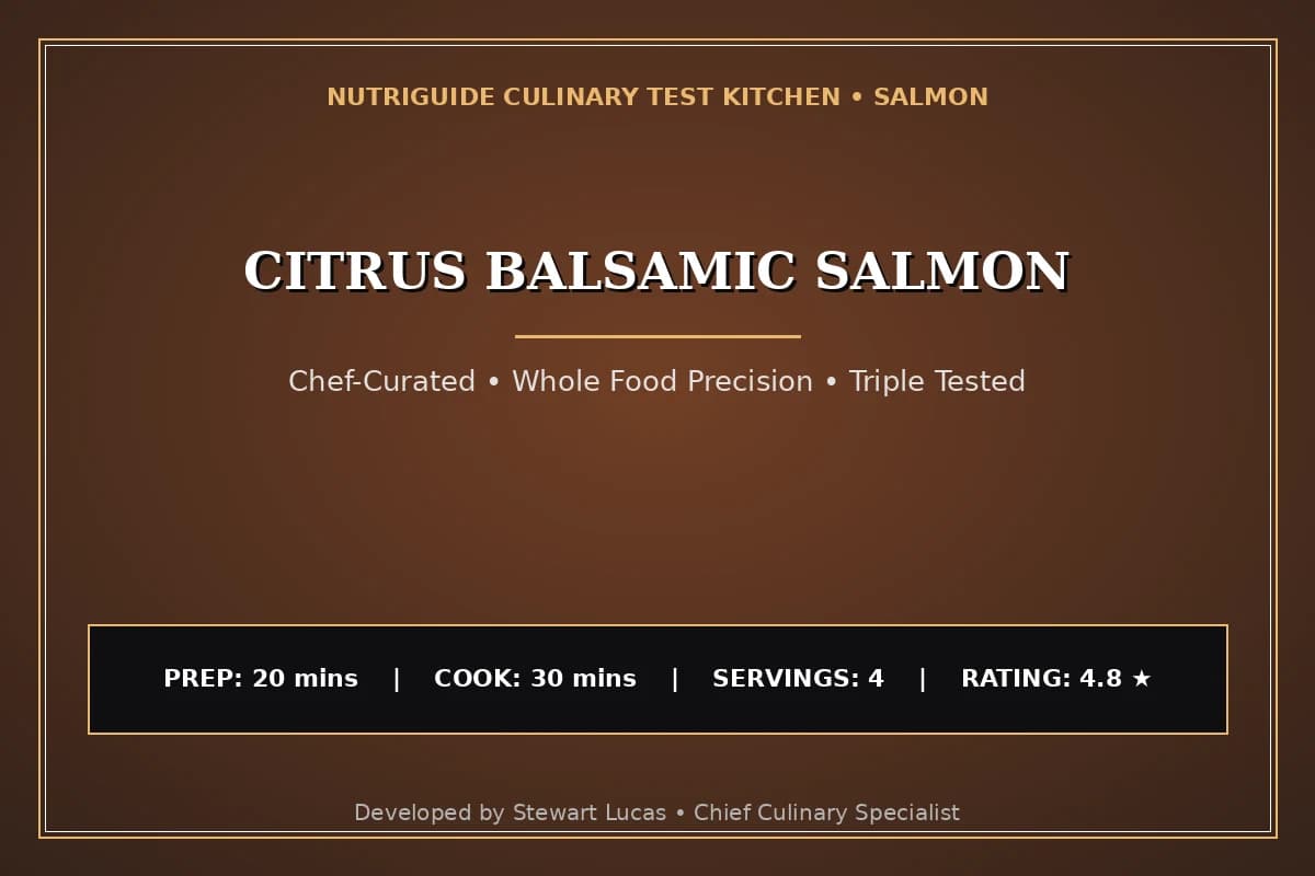 Citrus Balsamic Salmon
