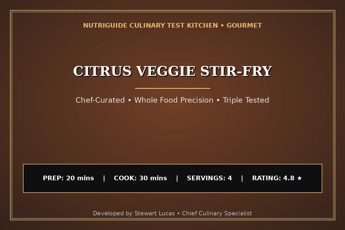 Citrus Veggie Stir-Fry